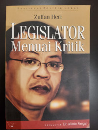 Legislator Menuai Kritik