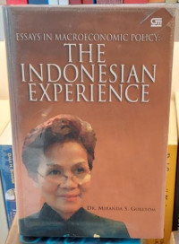 Essays in Macroeconomic Policy : The Indonesian Experience