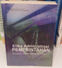 Etika Administrasi Pemerintahan