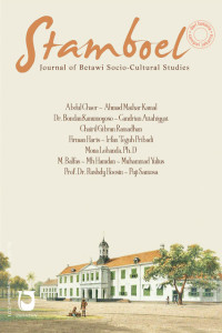Stamboel: Journal of Betawi Socio-Cultural Studies No.03/2021