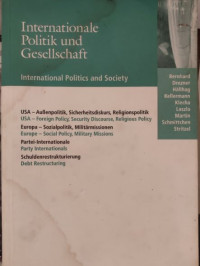 Internationale Politik und Gesellschaft International Politics and Society (Bernhard)