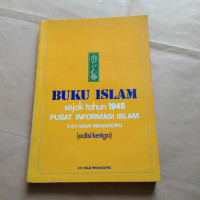 Buku Islam Sejak Tahun 1945