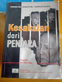 Kesaksian Dari Penjara