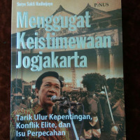 Menggugat Keistimewaan Jogjakarta