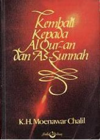 Kembali Kepada Al-Quran dan As-Sunnah