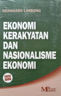 Ekonomi Kerakyatan Dan Nasionalisme Ekonomi