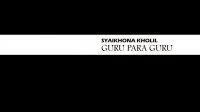 Syaikhona Muhammad Kholil: Guru Para Guru