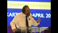 Pidato Surya Paloh di Penutupan Rakorsus Bapilu dan OKK Nasdem