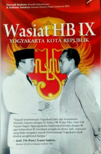 Wasiat HB IX : Yogyakarta Kota Republik